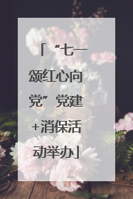 “七一颂红心向党”党建+消保活动举办