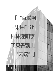 “互联网+果园”让桂林灌阳李子果香飘上“云端”