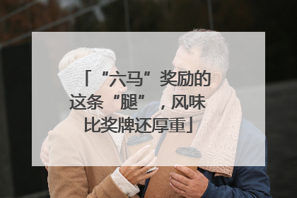 “六马”奖励的这条“腿”，风味比奖牌还厚重