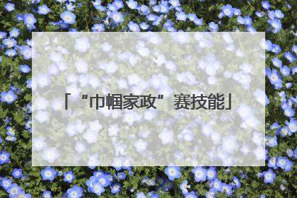 “巾帼家政”赛技能