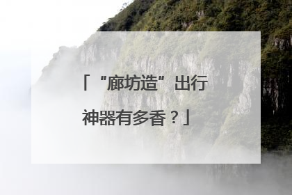 “廊坊造”出行神器有多香？