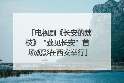 电视剧《长安的荔枝》“荔见长安”首场观影在西安举行