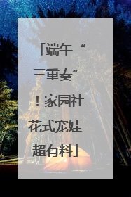 端午“三重奏”！家园社花式宠娃超有料