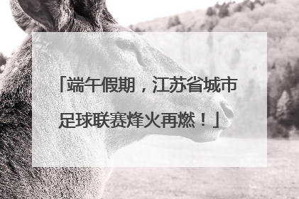 端午假期，江苏省城市足球联赛烽火再燃！
