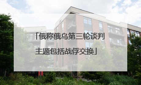 俄称俄乌第三轮谈判主题包括战俘交换
