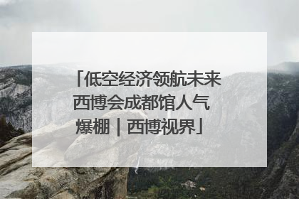 低空经济领航未来 西博会成都馆人气爆棚｜西博视界