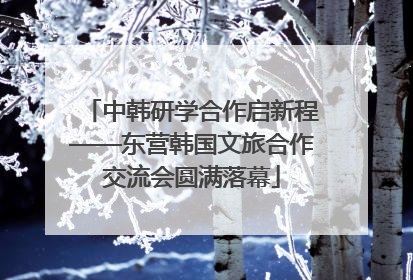 中韩研学合作启新程——东营韩国文旅合作交流会圆满落幕
