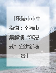 乐陵市市中街道：幸福市集解锁“沉浸式”宣讲新场景