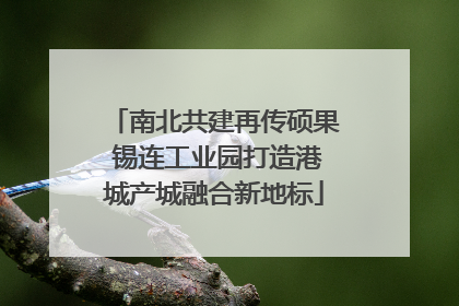 南北共建再传硕果 锡连工业园打造港城产城融合新地标