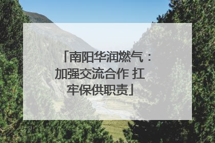 南阳华润燃气：加强交流合作 扛牢保供职责