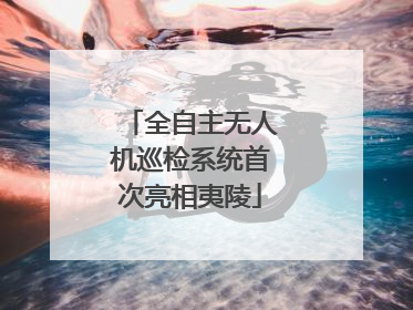 全自主无人机巡检系统首次亮相夷陵
