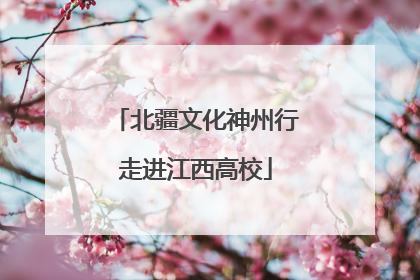 北疆文化神州行走进江西高校