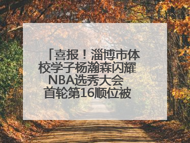 喜报！淄博市体校学子杨瀚森闪耀NBA选秀大会 首轮第16顺位被开拓者选中