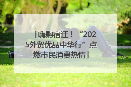 嗨购宿迁！“2025外贸优品中华行”点燃市民消费热情