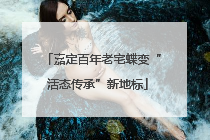 嘉定百年老宅蝶变“活态传承”新地标