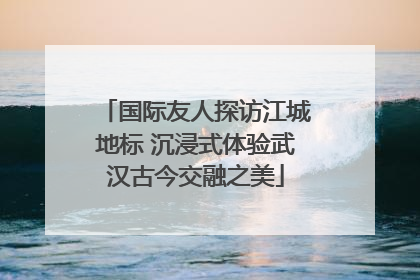 国际友人探访江城地标 沉浸式体验武汉古今交融之美