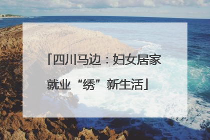 四川马边：妇女居家就业“绣”新生活