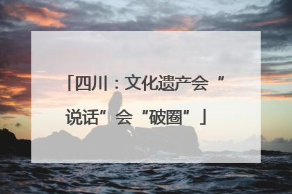 四川：文化遗产会“说话”会“破圈”