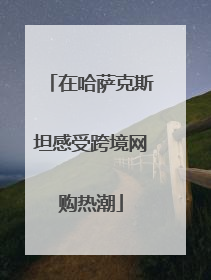 在哈萨克斯坦感受跨境网购热潮