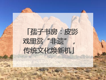 孺子书房：皮影戏里赏“非遗”，传统文化焕新机
