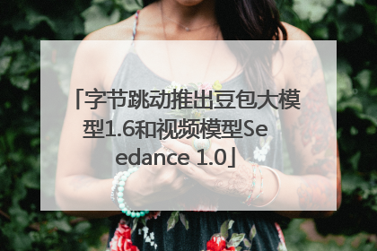 字节跳动推出豆包大模型1.6和视频模型Seedance 1.0