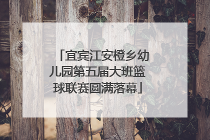 宜宾江安橙乡幼儿园第五届大班篮球联赛圆满落幕