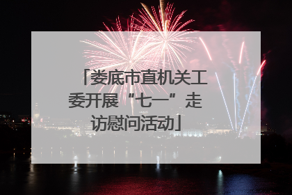 娄底市直机关工委开展“七一”走访慰问活动
