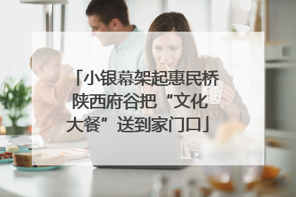 小银幕架起惠民桥 陕西府谷把“文化大餐”送到家门口
