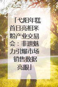 弋阳年糕首日亮相米粉产业交易会：非遗魅力引爆市场 销售数据亮眼