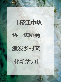 枝江市政协一线协商激发乡村文化新活力