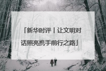 新华时评丨让文明对话照亮携手前行之路