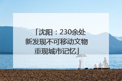 沈阳：230余处新发现不可移动文物重现城市记忆