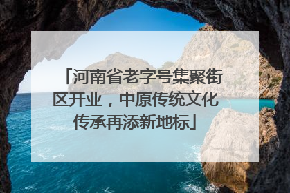 河南省老字号集聚街区开业，中原传统文化传承再添新地标