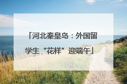 河北秦皇岛：外国留学生“花样”迎端午