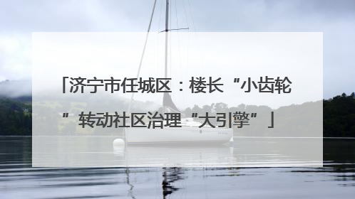 济宁市任城区：楼长“小齿轮”转动社区治理“大引擎”