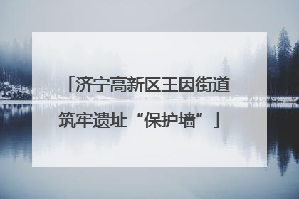 济宁高新区王因街道筑牢遗址“保护墙”