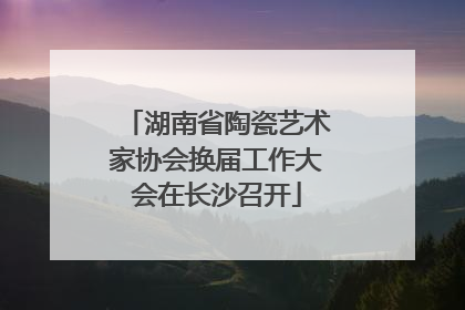 湖南省陶瓷艺术家协会换届工作大会在长沙召开
