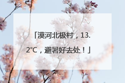 漠河北极村，13.2℃，避暑好去处！