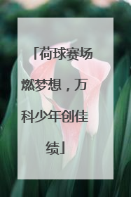 荷球赛场燃梦想，万科少年创佳绩
