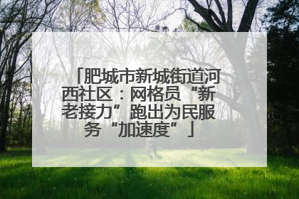 肥城市新城街道河西社区：网格员“新老接力”跑出为民服务“加速度”