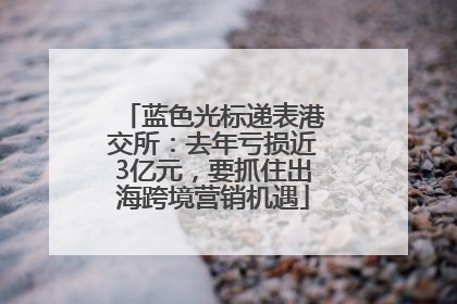 蓝色光标递表港交所：去年亏损近3亿元，要抓住出海跨境营销机遇