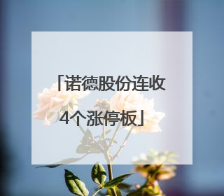诺德股份连收4个涨停板