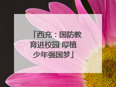 西充：国防教育进校园 厚植少年强国梦