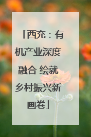西充：有机产业深度融合 绘就乡村振兴新画卷