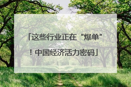 这些行业正在“爆单”！中国经济活力密码