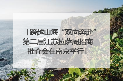 跨越山海“双向奔赴” 第二届江苏拉萨周招商推介会在南京举行