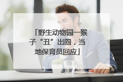 野生动物园一猴子“丑”出圈，当地保育员回应