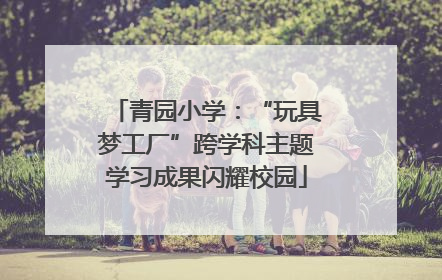 青园小学：“玩具梦工厂”跨学科主题学习成果闪耀校园