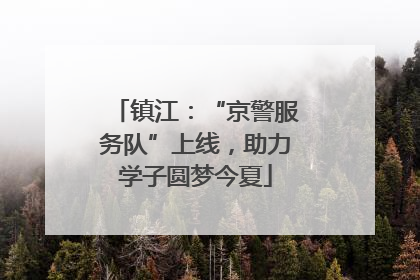 镇江：“京警服务队”上线，助力学子圆梦今夏