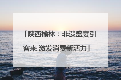 陕西榆林：非遗盛宴引客来 激发消费新活力